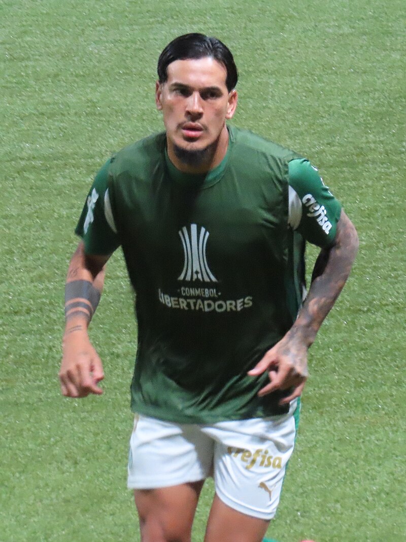 Gustavo Gómez em Palmeiras x Liverpool (URU), 2024.